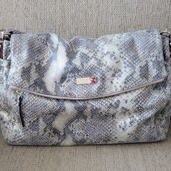 Kate Spade Python-Embossed Leather Bag - Picture 5 of 11